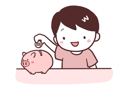 save moneyのイラスト